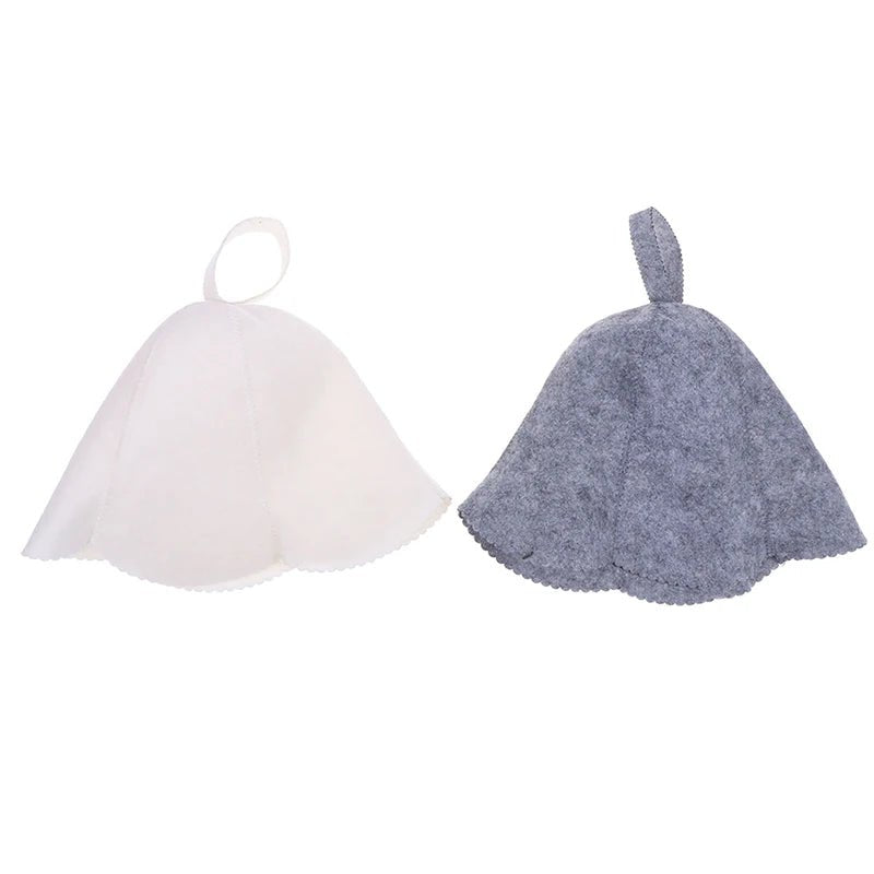 Felt Head Protection Bath anti Heat Free Size Russian Style Shower Cap Sauna Hat Bathroom Accessories Товары Для Ванны כובע רחצה