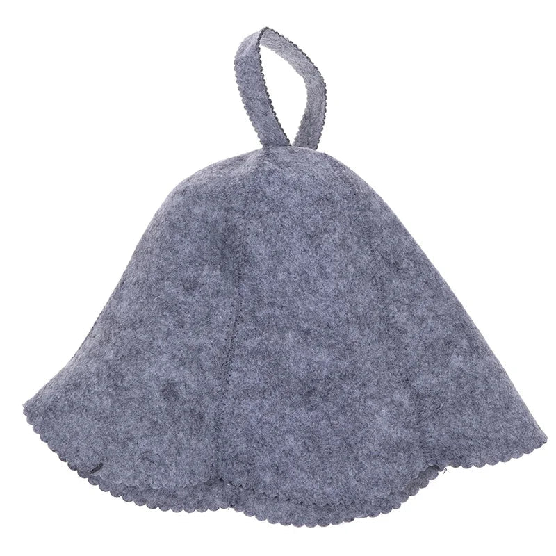 Felt Head Protection Bath anti Heat Free Size Russian Style Shower Cap Sauna Hat Bathroom Accessories Товары Для Ванны כובע רחצה