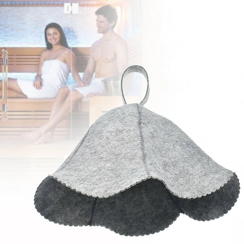 Felt Head Protection Bath anti Heat Free Size Russian Style Shower Cap Sauna Hat Bathroom Accessories Товары Для Ванны כובע רחצה